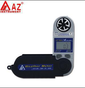台湾衡欣AZ8909多功能风速计可检测温度湿度压力凉风露点热力指数